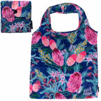 3 x SHOPPING BAGS, TOTE BAGS, BEACH BAGS, SWIMMING BAGS - ABORIGINAL ART - REUSABLE, WATERPROOF - NATIVE FLOWERS, JESSICA BEGG - AUSTRALIA, INDIGENOUS, SOUVENIR, GIFT