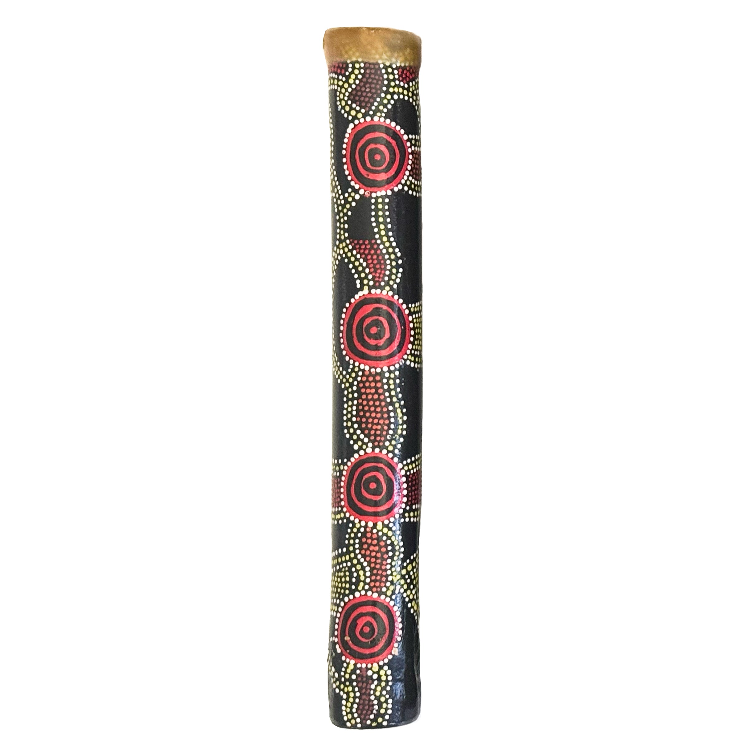 40cm / 16" DIDGERIDOO, BAMBOO - ABORIGINAL ART - DESERT CAMPS - AUSTRALIA, INDIGENOUS, SOUVENIR, GIFT