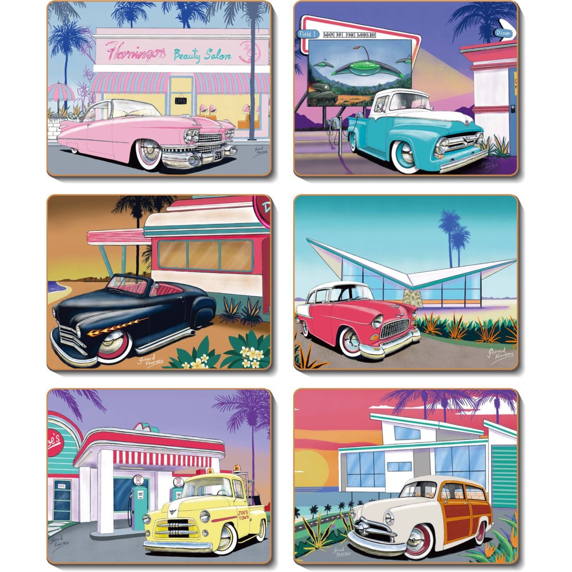 australian placemats coasters