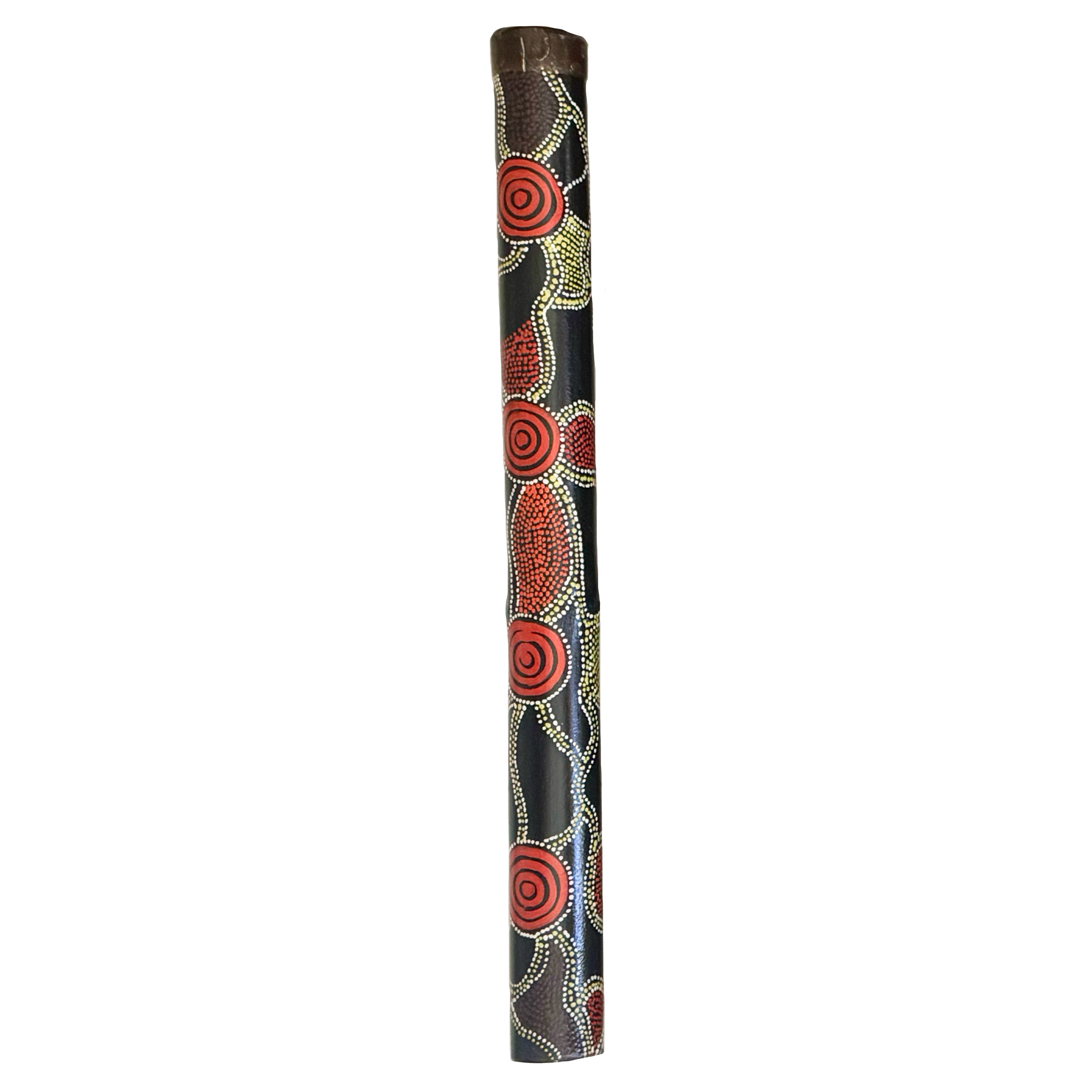 60cm / 24" DIDGERIDOO, BAMBOO - ABORIGINAL ART - DESERT CAMPS - AUSTRALIA, INDIGENOUS, SOUVENIR, GIFT
