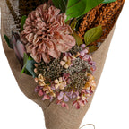 FLOWER BOUQUET, 95cmH - AUSTRALIAN NATIVES - BROWN - ARTIFICIAL, GIFT, WEDDING, VASE, DECOR