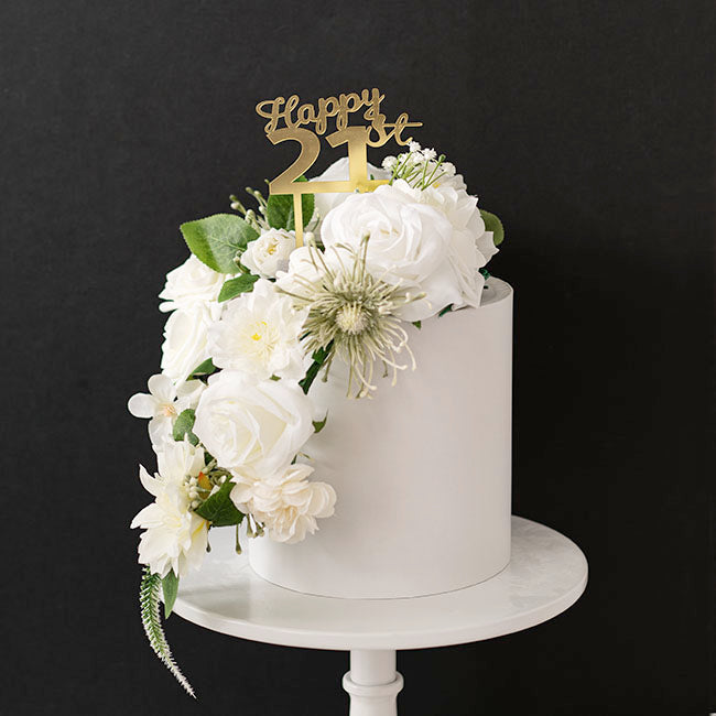 BOX OF FLOWERS - WHITE - MIXED FLOWERS - ARTIFICIAL FLOWERS - MAKE YOUR OWN BOUQUET, DIY, WEDDING, BRIDESMAID, BRIDE