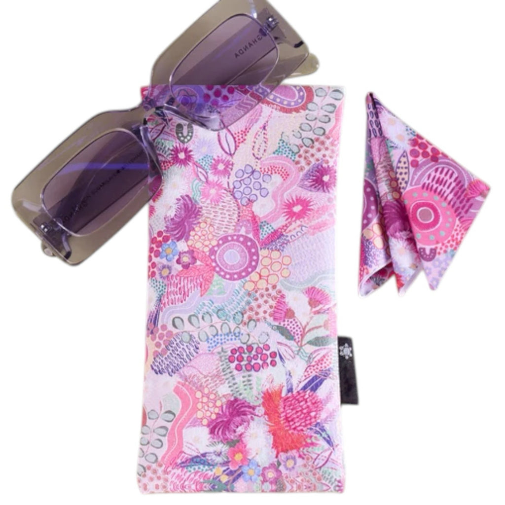 aboriginal glasses case & lens cloth