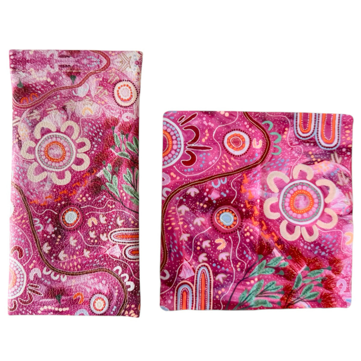 aboriginal glasses case & lens cloth