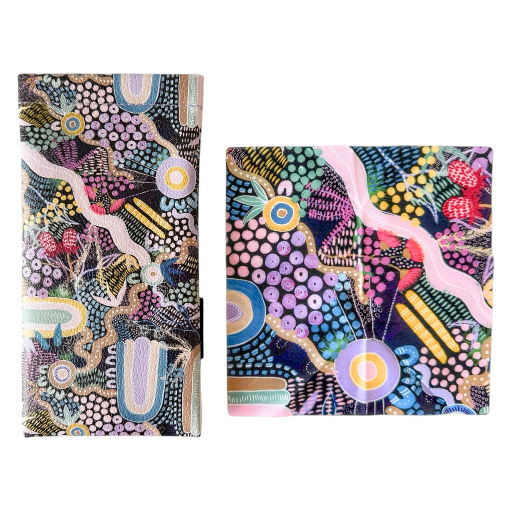 aboriginal glasses case & lens cloth