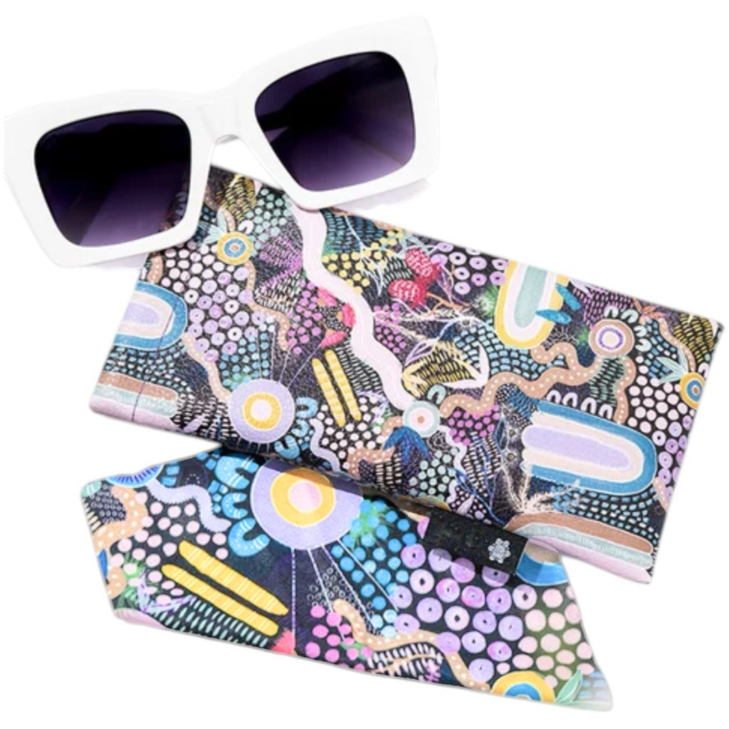 aboriginal glasses case & lens cloth
