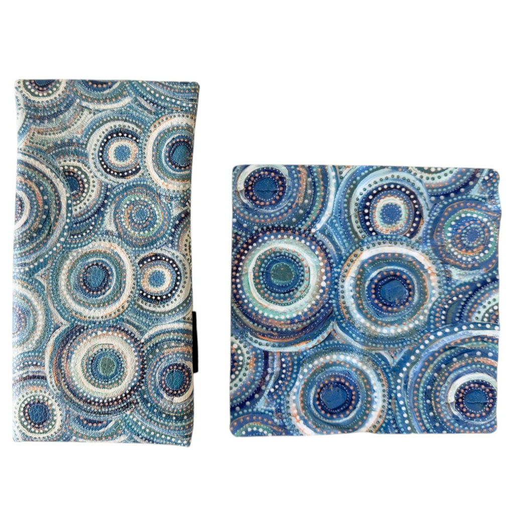 aboriginal glasses case & lens cloth