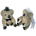 WEDDING CAKE TOPPER - BRIDE & GROOM - KOALA - AUSTRALIA, SOUVENIR, GIFT, HANDMADE, ANIMAL