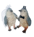 WEDDING CAKE TOPPER - BRIDE & GROOM - FAIRY PENGUIN - AUSTRALIA, SOUVENIR, GIFT, HANDMADE, BIRD