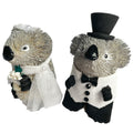 WEDDING CAKE TOPPER - BRIDE & GROOM - KOALA - AUSTRALIA, SOUVENIR, GIFT, ANIMAL