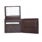 aboriginal leather wallet brown