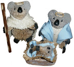 NATIVITY SCENE, CHRISTMAS DISPLAY - 15 PIECE SET - AUSTRALIA ANIMALS & BIRDS - SOUVENIR, GIFT, XMAS