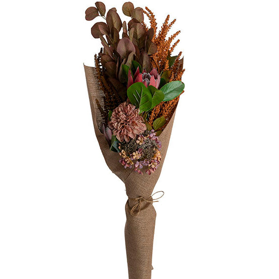 australian flower bouquet brown