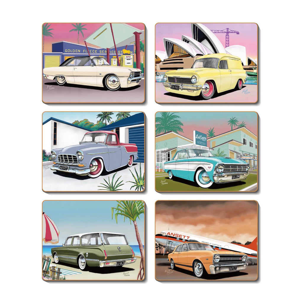 australian placemats coasters
