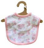 baby romper and bib koala pink