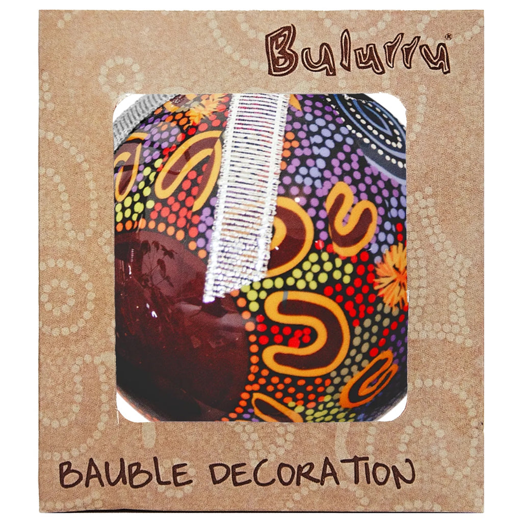 aboriginal christmas baubles