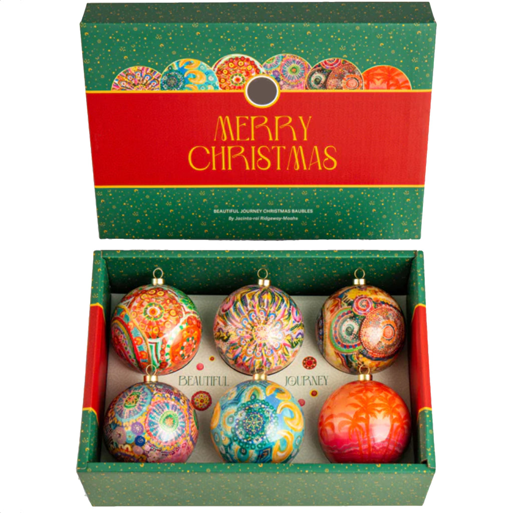 aboriginal christmas baubles