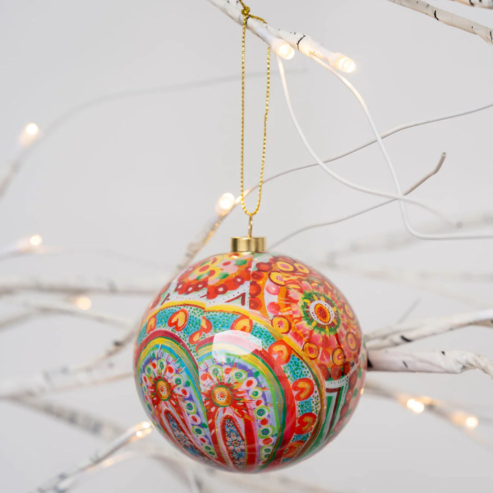 aboriginal christmas baubles
