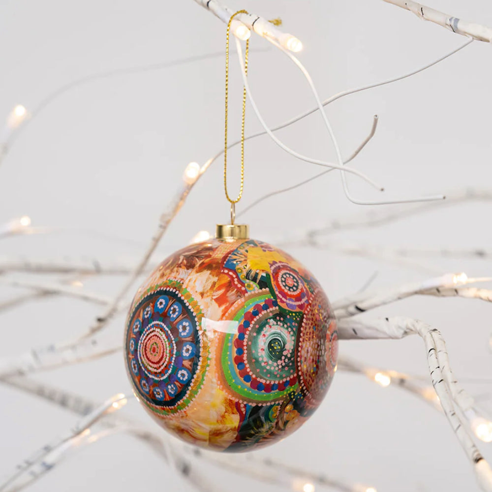 aboriginal christmas baubles