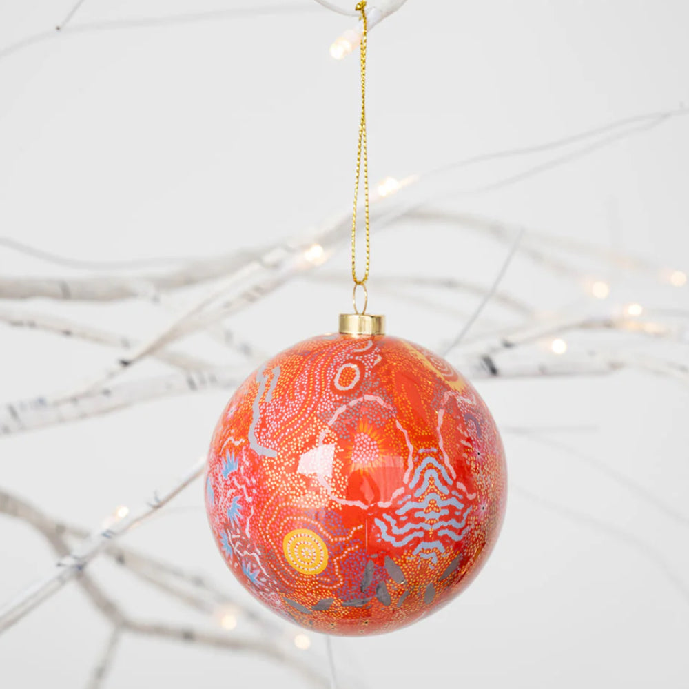 aboriginal christmas baubles