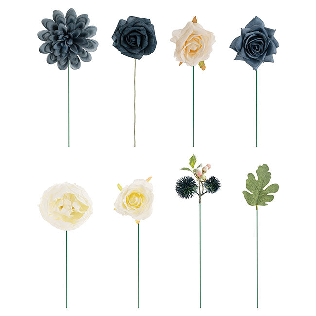 rose, peony and dahlia flowers