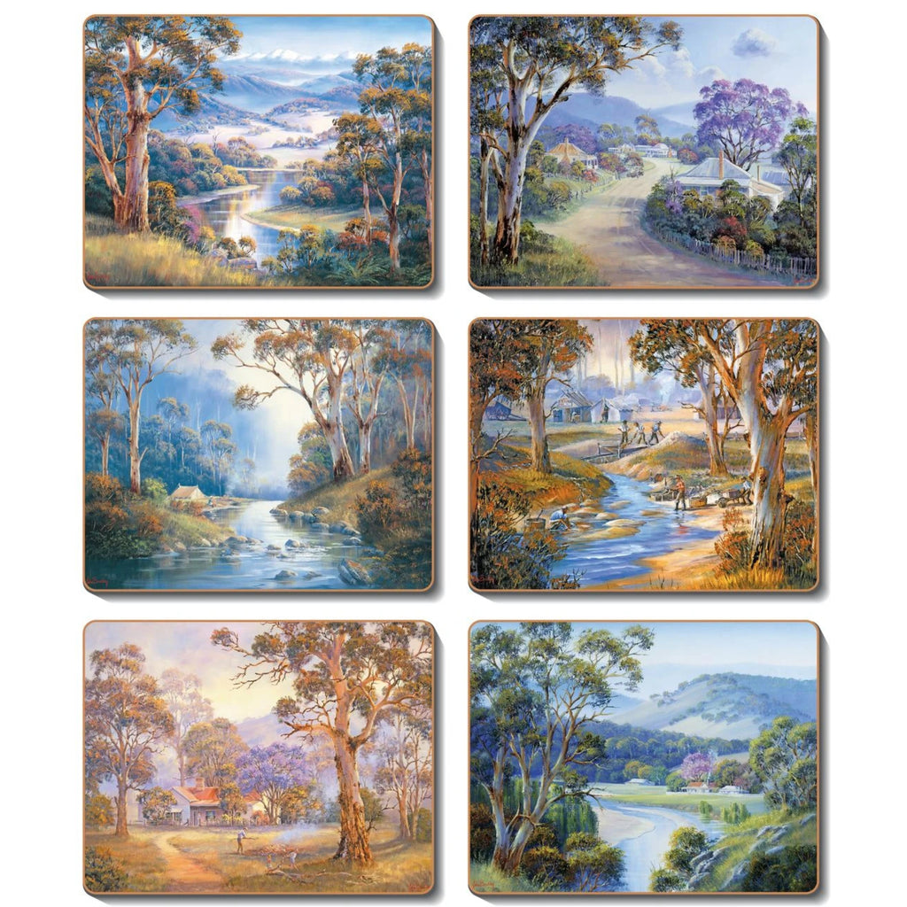 australian placemats coasters