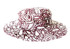 BUCKET HAT - ABORIGINAL ART - SMALL, 53cm - STEPHEN PITJARA - AUSTRALIA, INDIGENOUS, SOUVENIR, GIFT