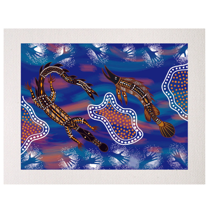 aboriginal canvas art print