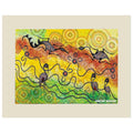 aboriginal art canvas print