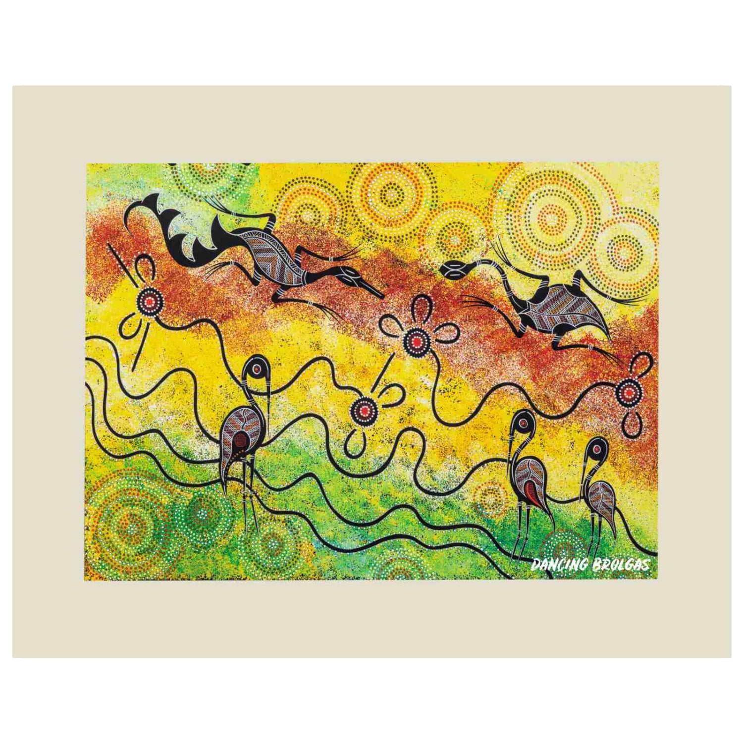 aboriginal canvas art print