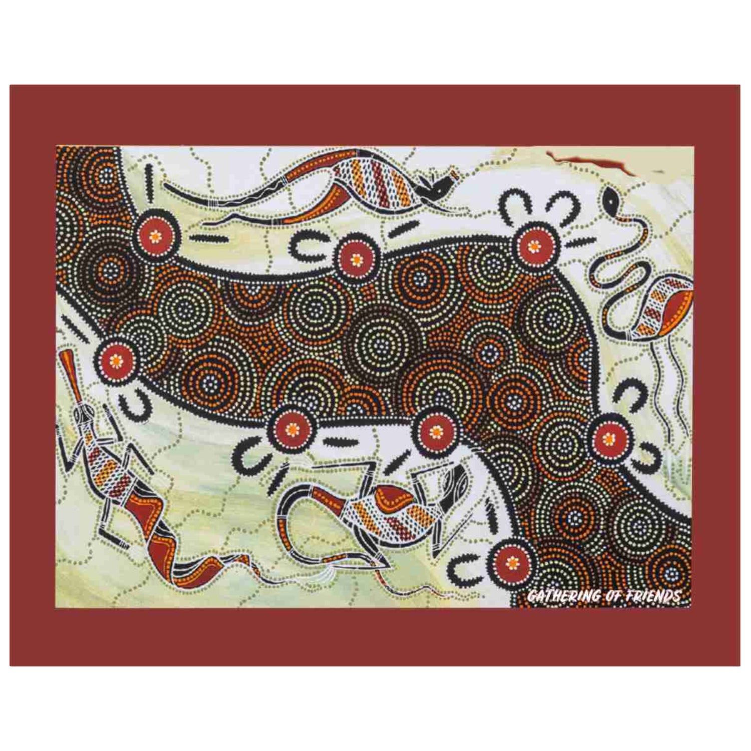 aboriginal canvas art print