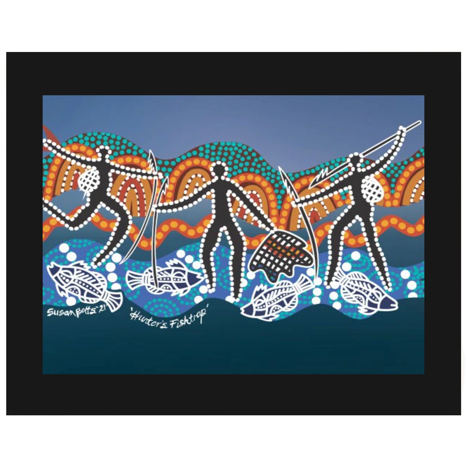 aboriginal canvas art print