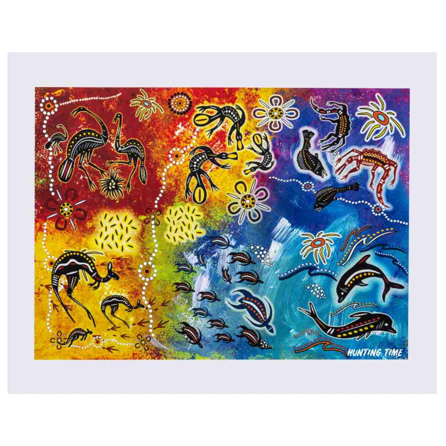 aboriginal canvas art print