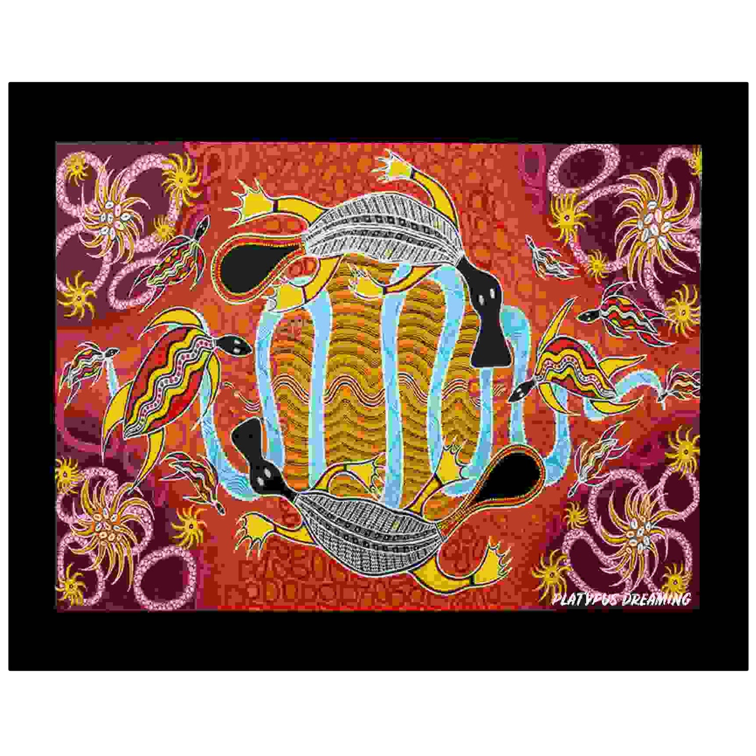 aboriginal art canvas print