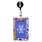 RETRACTABLE ID CARD HOLDER WITH CLIP - ABORIGINAL ART - LEGACY - AUSTRALIA, INDIGENOUS, SOUVENIR, GIFT