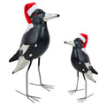 christmas magpie figurine