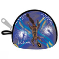 COIN PURSE - ABORIGINAL ART - MEETING PLACE WATER - AUSTRALIA, INDIGENOUS, SOUVENIR, GIFT, TRAVEL, WALLET
