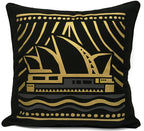 CUSHION COVER - 45 x 45cm - SYDNEY OPERA HOUSE - AUSTRALIAN ICON - CANVAS - AUSTRALIA, SOUVENIR, GIFT
