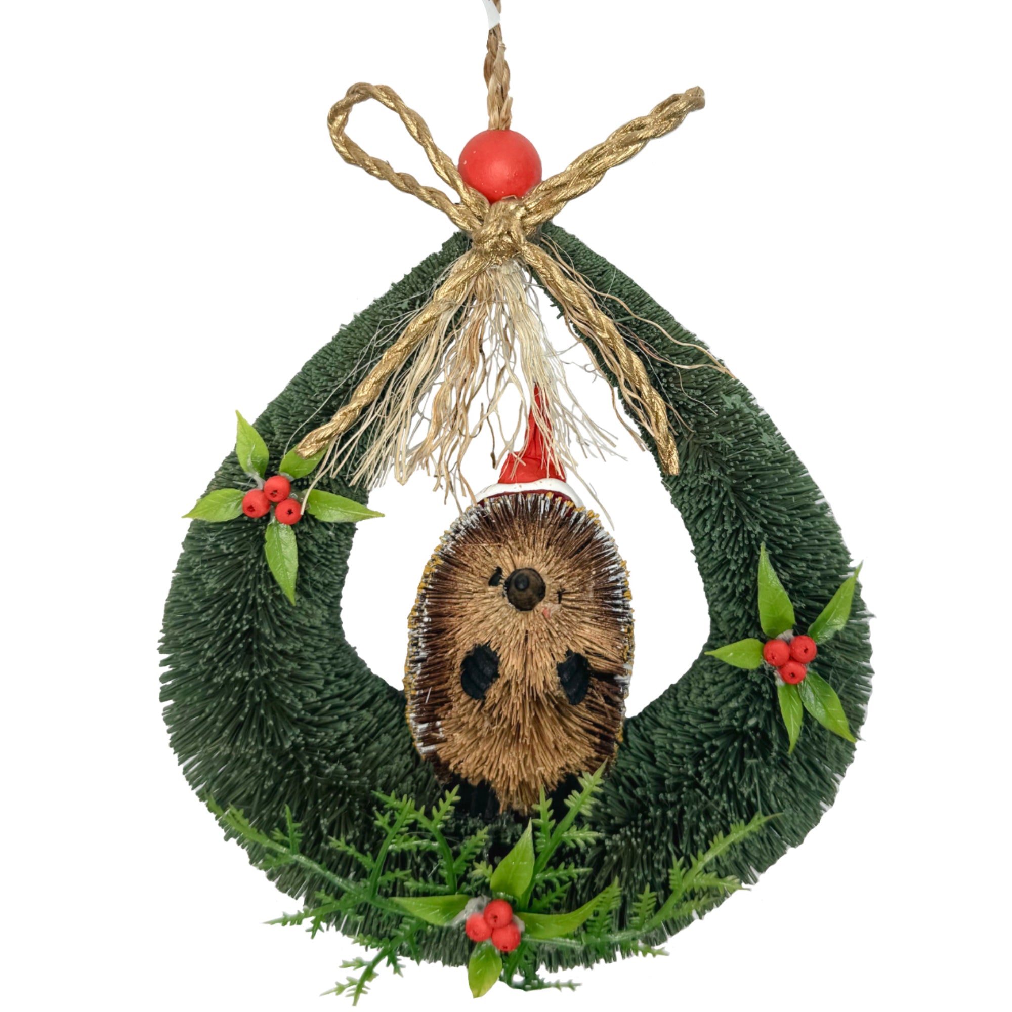 CHRISTMAS DOOR HANGER, WALL HANGER, ORNAMENT - AUSTRALIAN ANIMAL - ECHIDNA - AUSTRALIA, SOUVENIR, GIFT