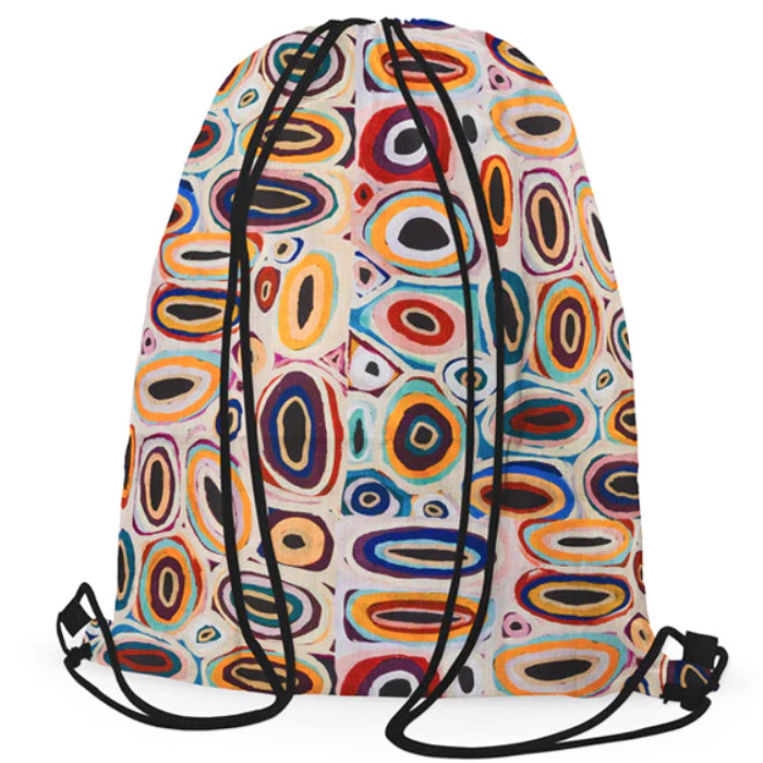 aboriginal drawstring bag