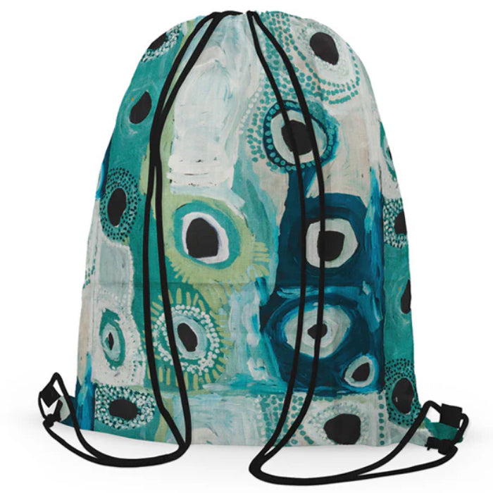aboriginal drawstring bag