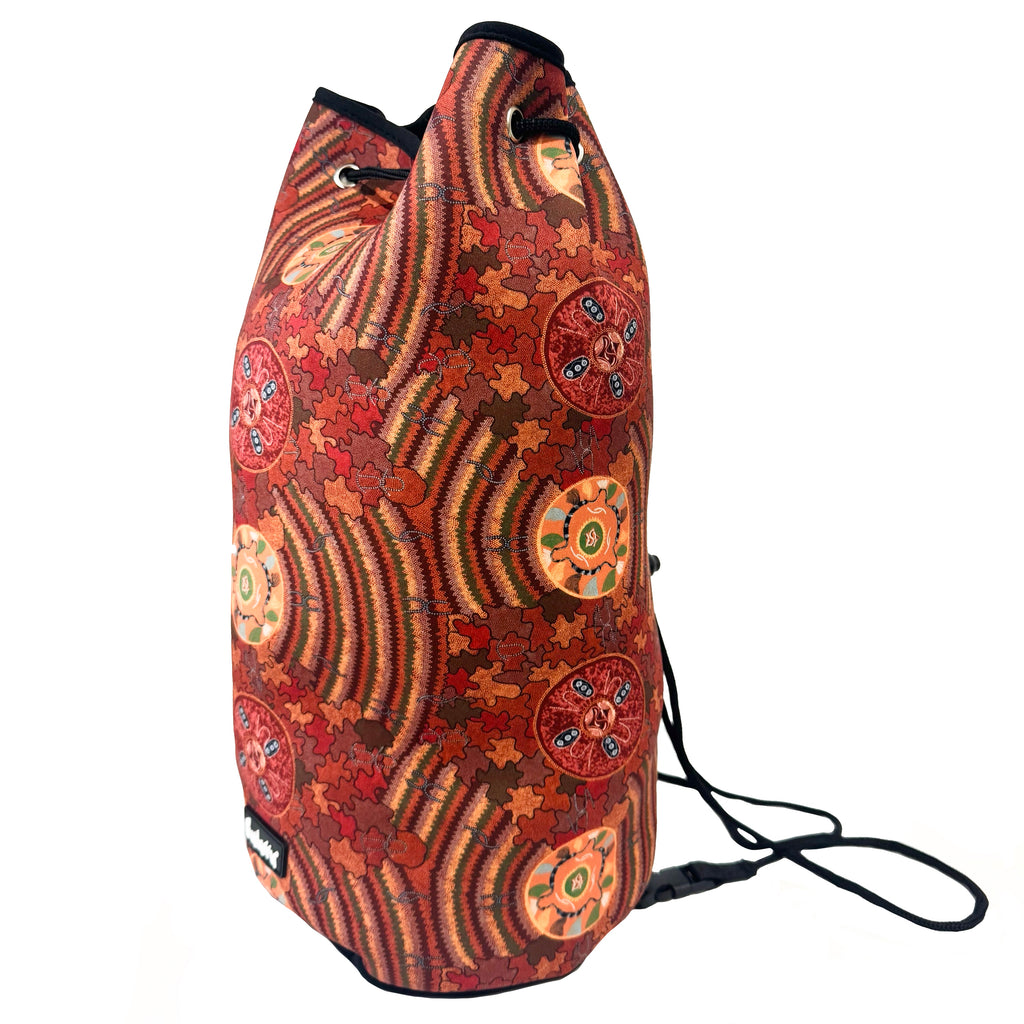 aboriginal drawstring bag