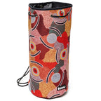 DRAWSTRING BAG - ABORIGINAL ART - MAN'S CEREMONY - GYM BAG, SWIMMING BAG, BEACH BAG - AUSTRALIA, INDIGENOUS, SOUVENIR, GIFT