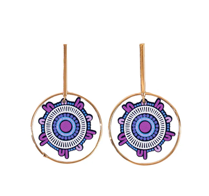 a womans connection earrings