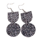 EARRINGS - ABORIGINAL  ART - NGATIJIRRI NESTS - AUSTRALIA, INDIGENOUS, SOUVENIR, GIFT, JEWELLERY