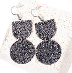 EARRINGS - ABORIGINAL  ART - NGATIJIRRI NESTS - AUSTRALIA, INDIGENOUS, SOUVENIR, GIFT, JEWELLERY