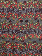 wildseed and waterhole black fabric