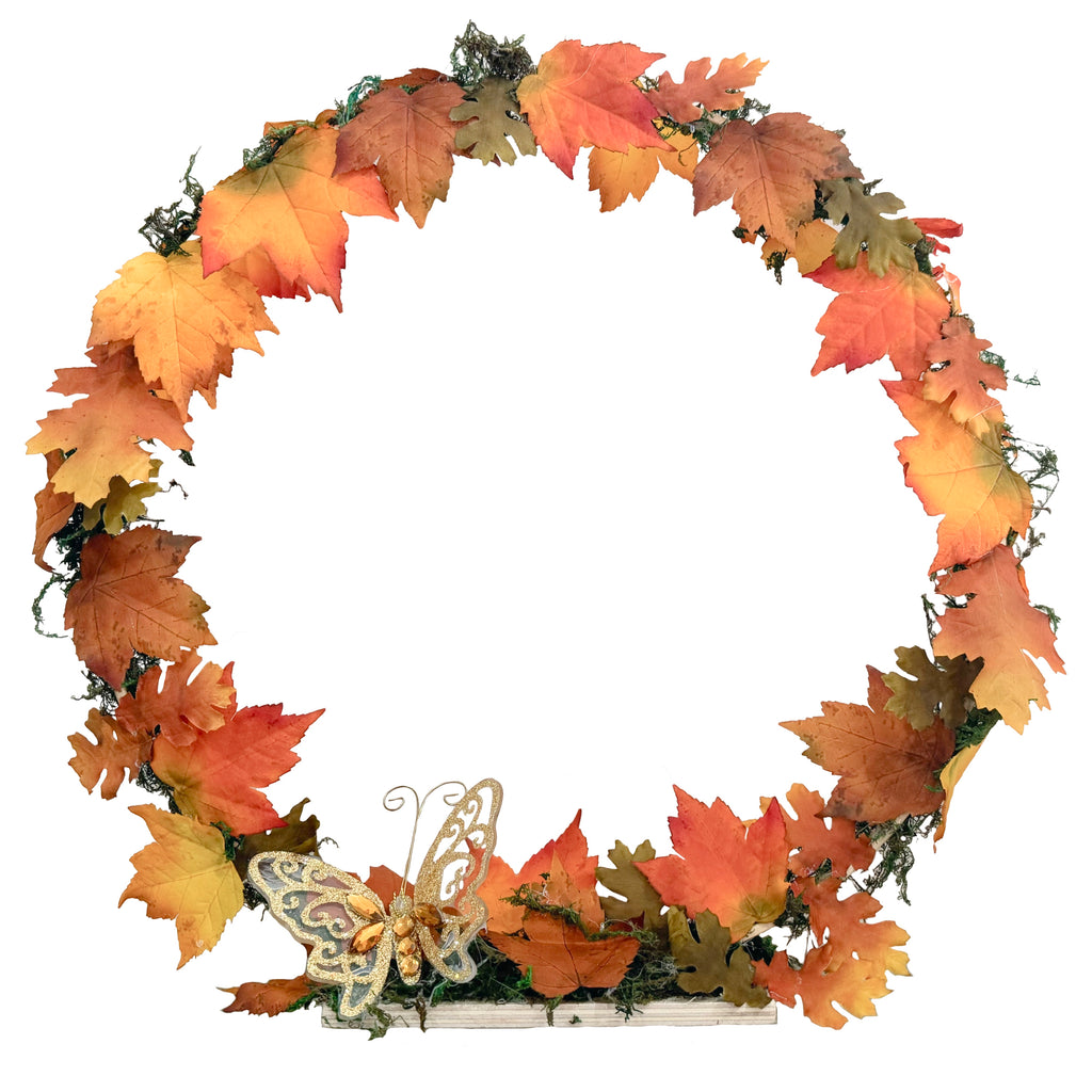 fall standing wreath