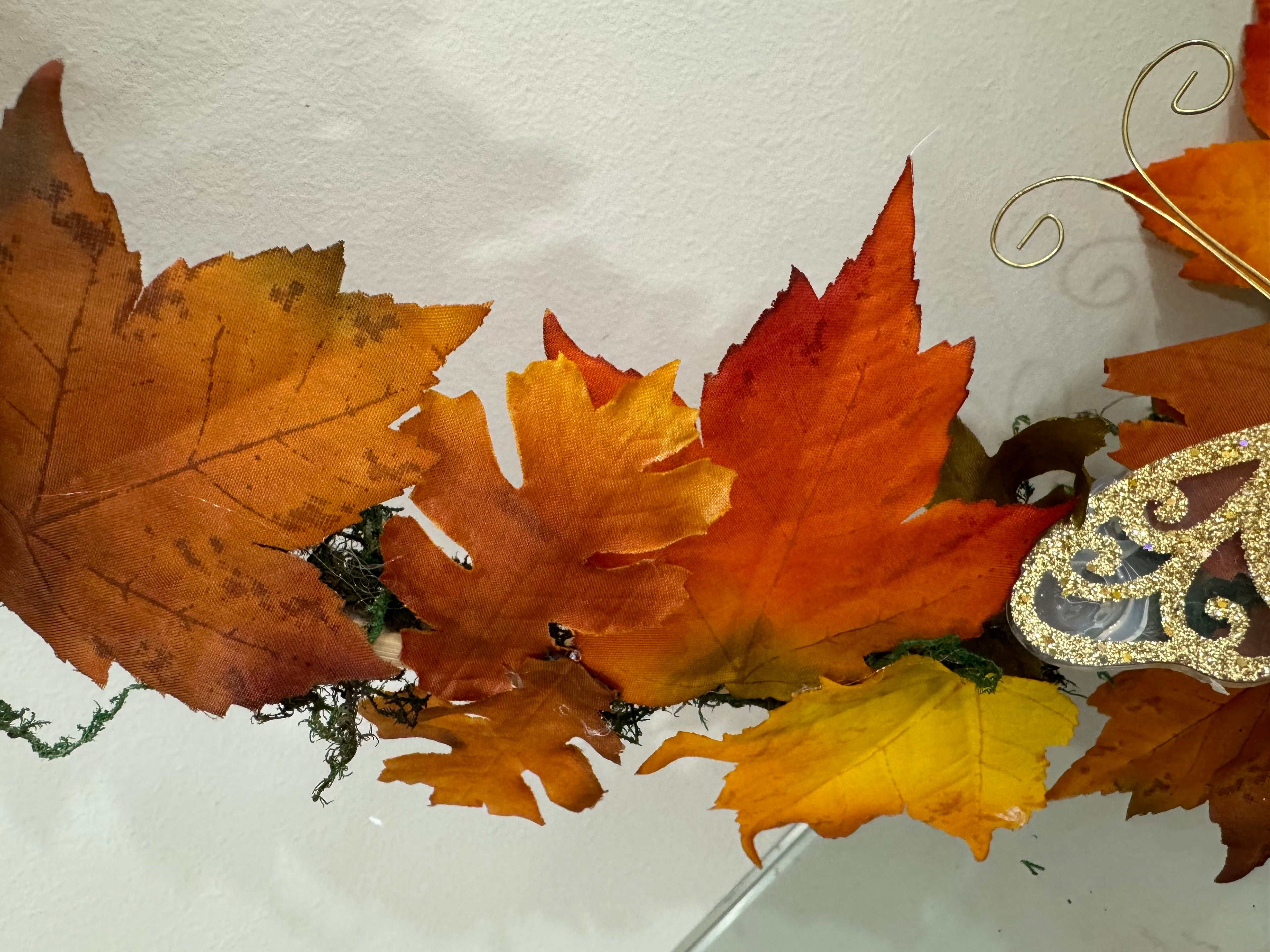 fall standing wreath