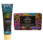 ginger & honeysuckle cream and soap gift set